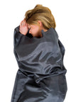 Lifeventure Silk Sleeping Bag Liner - Rectangular Grey - Booley Galway