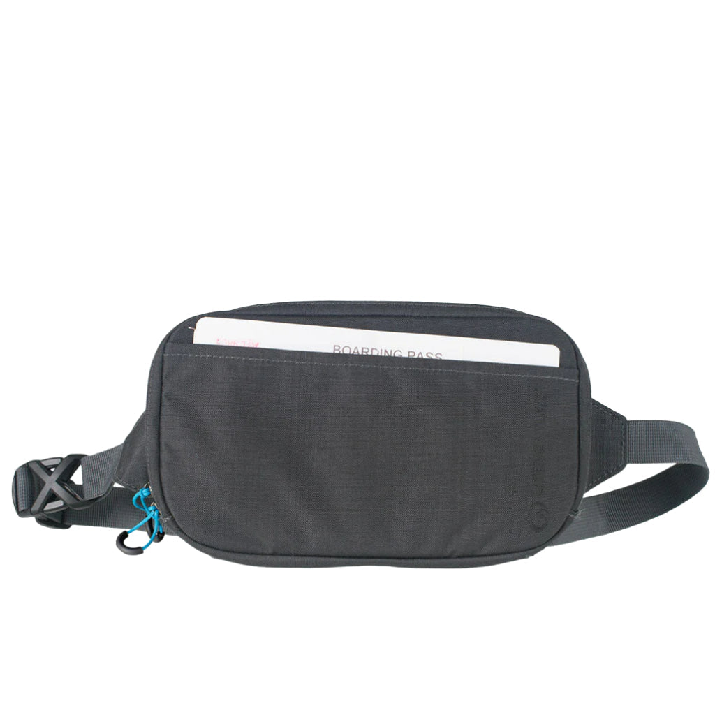 RFiD Travel Belt Pouch - Grey