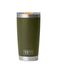 Rambler 20 Oz Tumbler Magslider - Olive/King Crab Orange