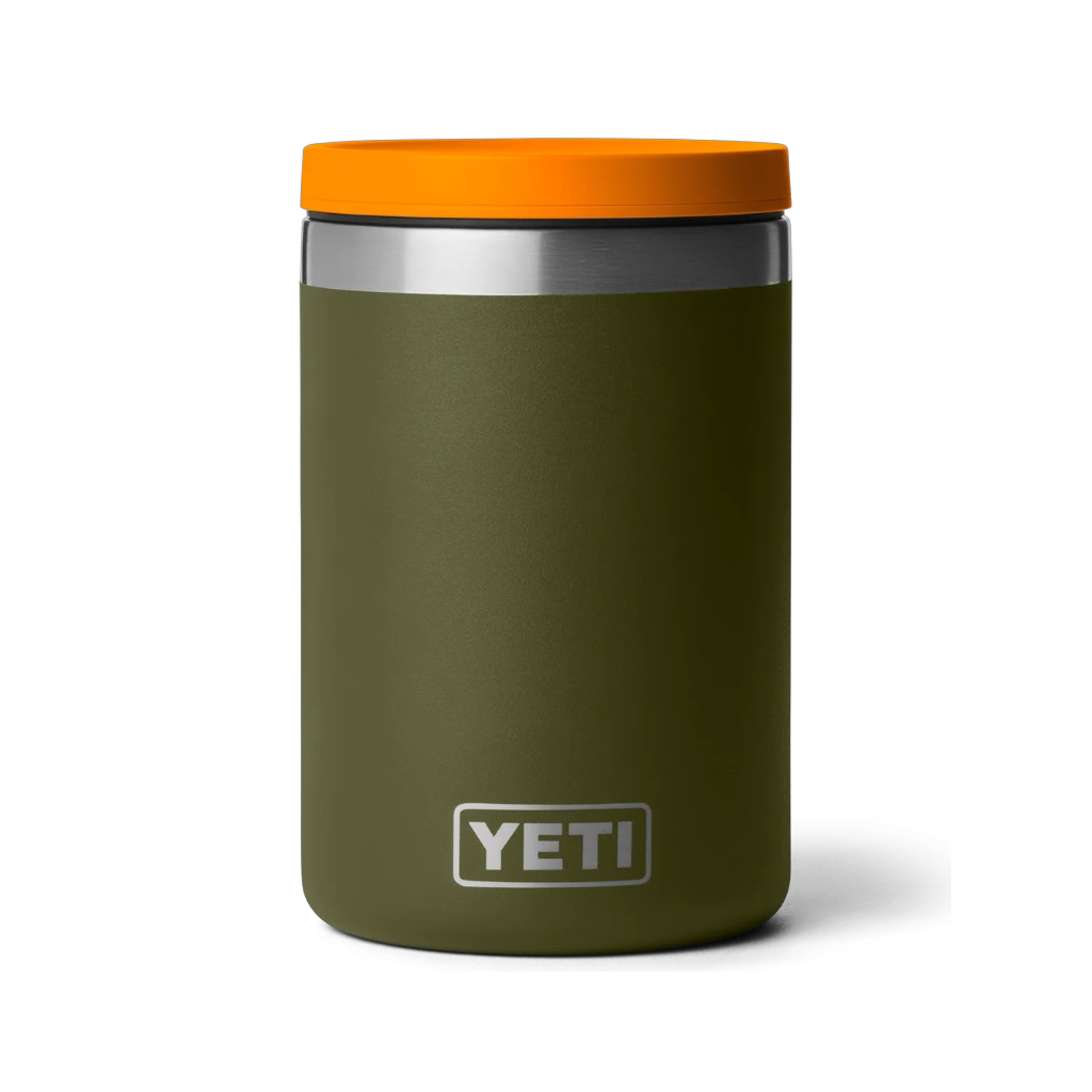 Rambler 16 Oz Food Jar - Olive/King Crab Orange