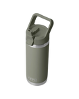 Rambler 18 Oz Straw Bottle - Pampa Green