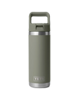 Rambler 18 Oz Straw Bottle - Pampa Green