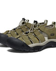 Keen Men's Newport Leather Sandals Martini Olive / Brindle - Booley Galway