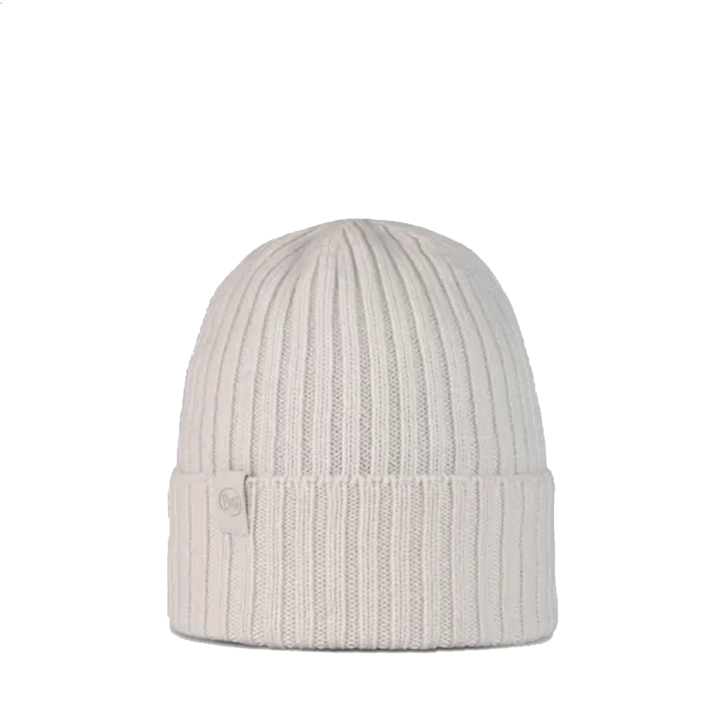 Buff Norval Knitted Beanie Ice - Booley Galway