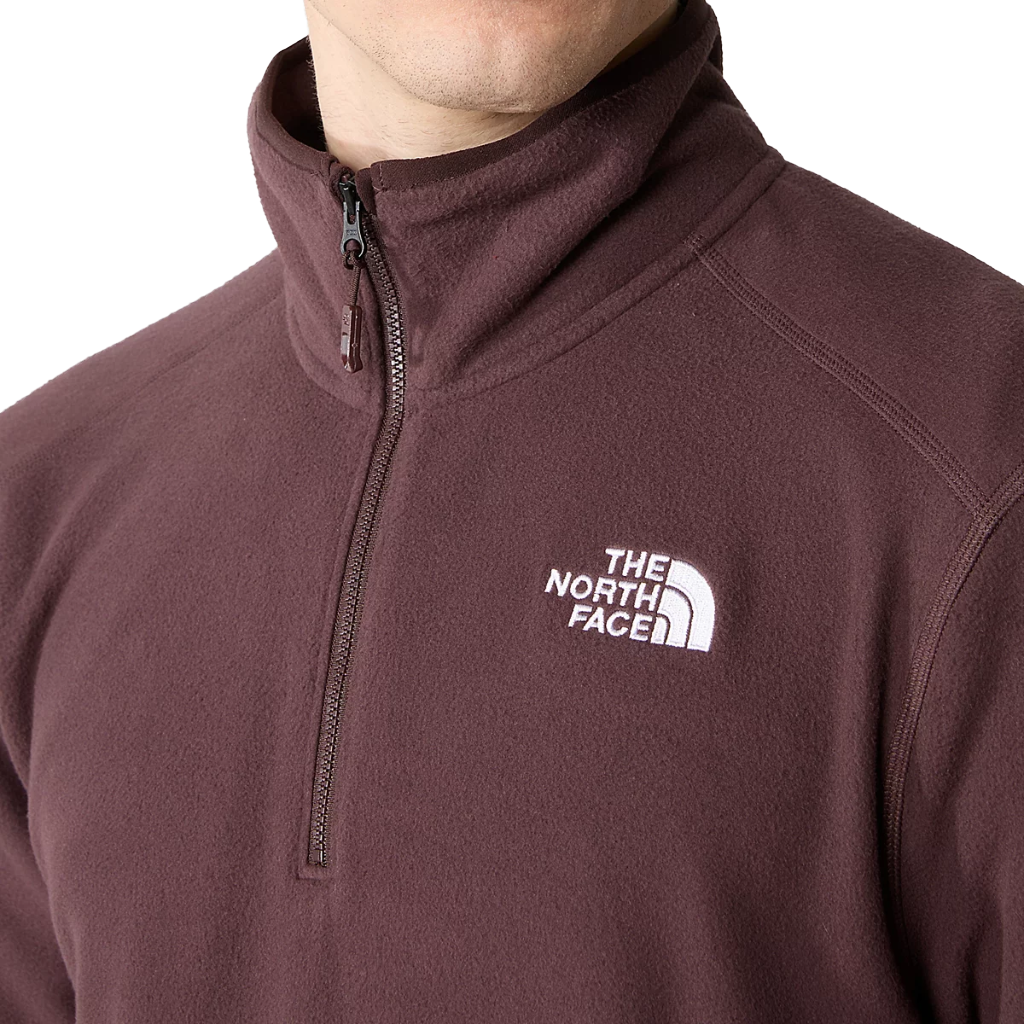 The North Face Men&#39;s 100 Glacier 1/4 Zip Coal Brown - Booley Galway