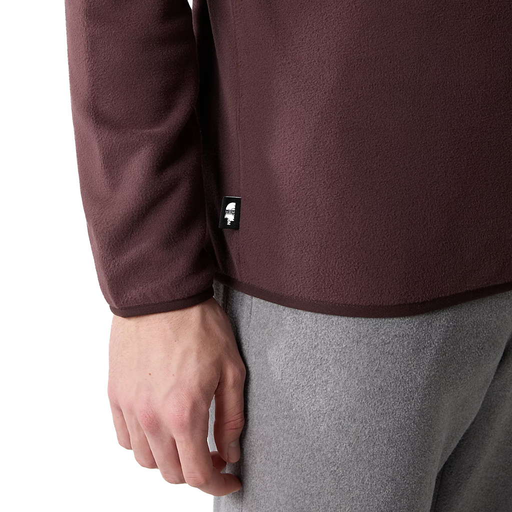 The North Face Men&#39;s 100 Glacier 1/4 Zip Coal Brown - Booley Galway