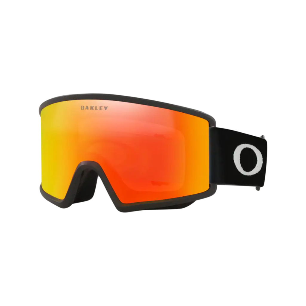 Oakley Target Line Snow Goggles - Large Matte Black / Fire Iridium Lens - Booley Galway