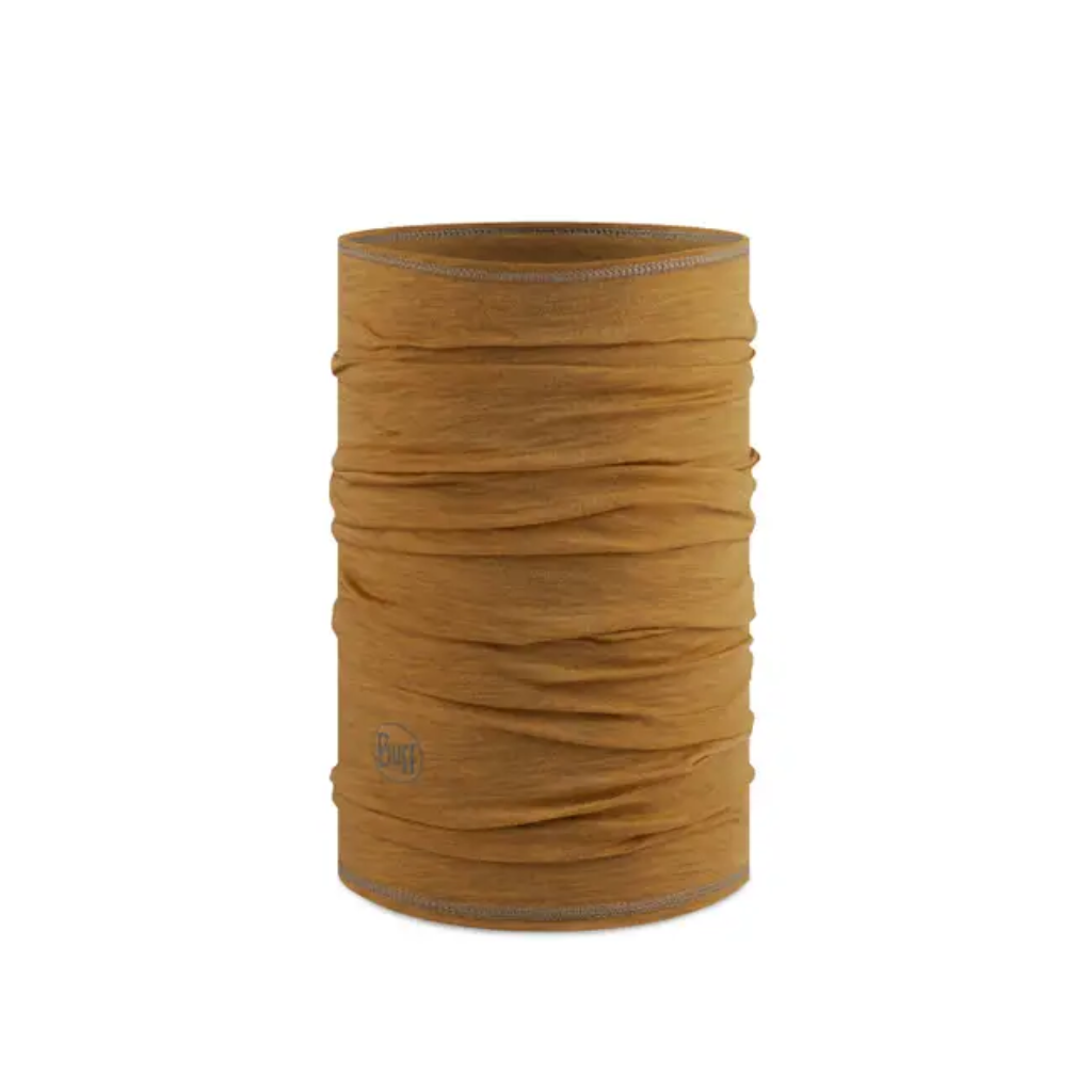 Merino Wool Buff Lightweight - Solid Mustard