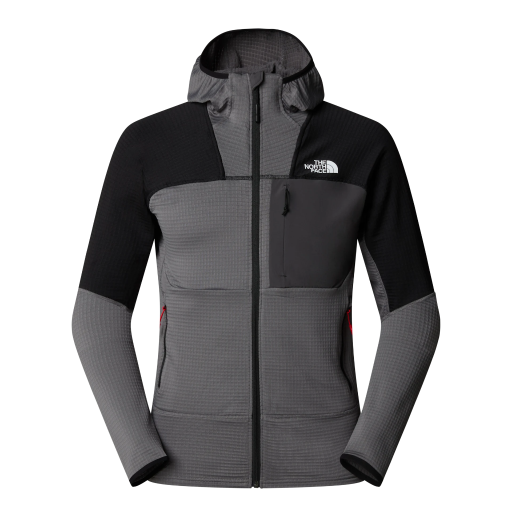Men's Stormgap Power Grid Hoodie - Smoked Pearl / TNF Black