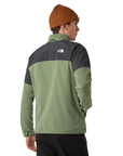 The North Face Men's Glacier Heavyweight Full Zip Fleece Bark Mist / Asphalt Grey - Booley Galway