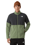 The North Face Men's Glacier Heavyweight Full Zip Fleece Bark Mist / Asphalt Grey - Booley Galway