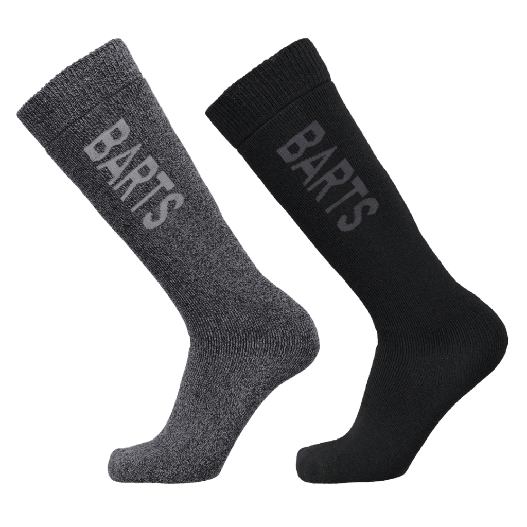 Basic Skisock 2 Pack - Anthracite / Black