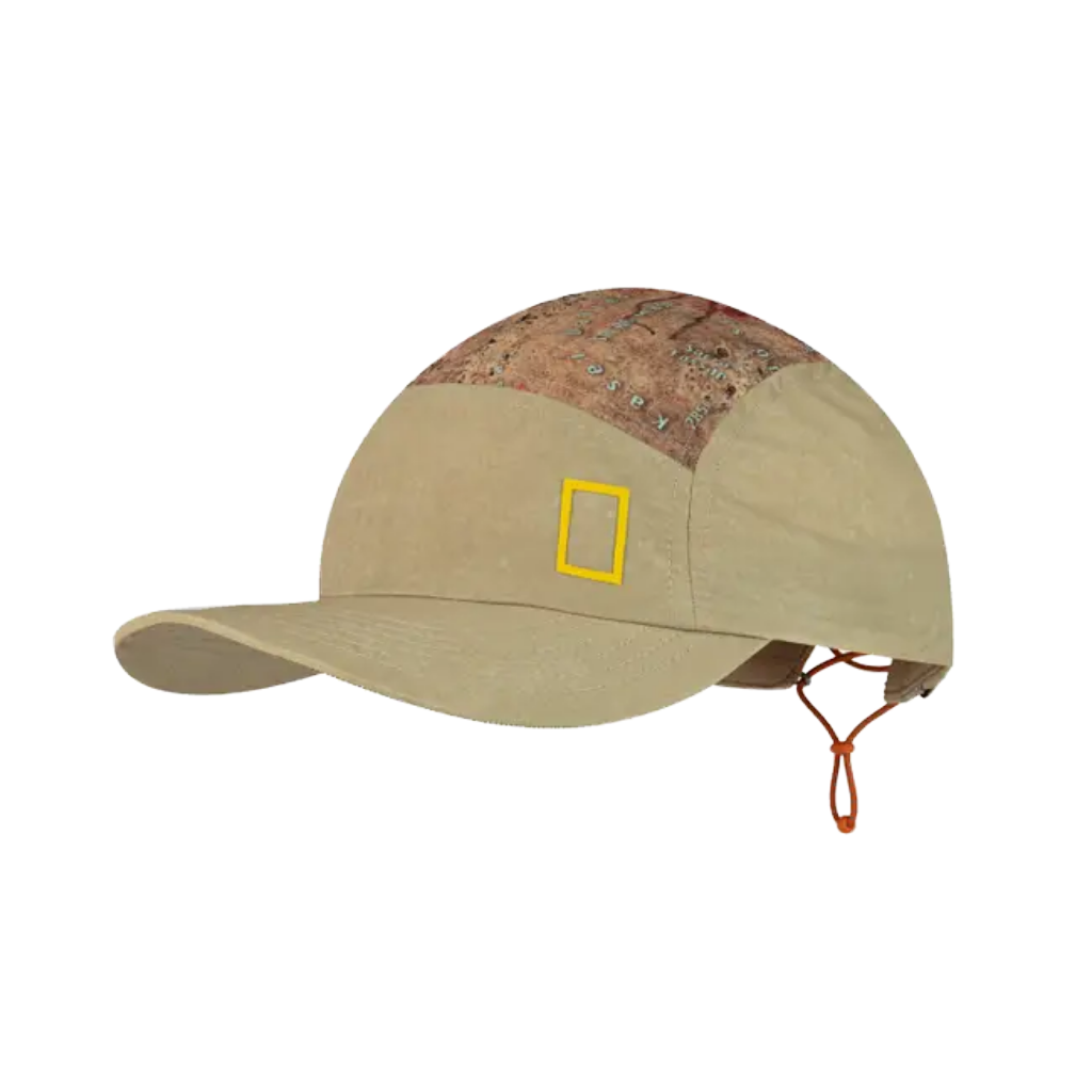 5 Panel Explore Cap National Geographic - Brindle Geos