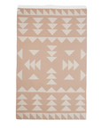 Geo Beach Blanket - Mushroom / Cloud White
