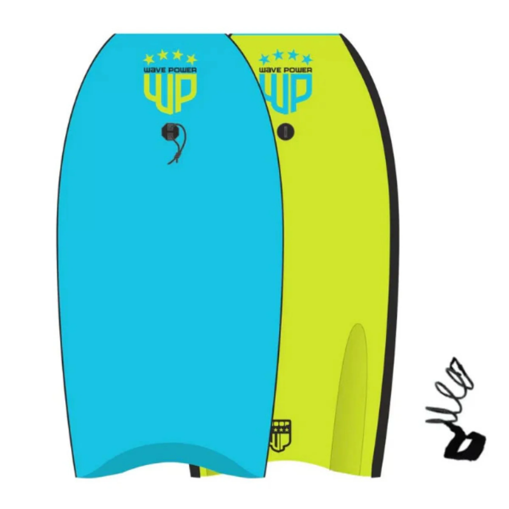 Wave Power WOOP EPS Bodyboard 33 in Blue / Lime - Booley Galway