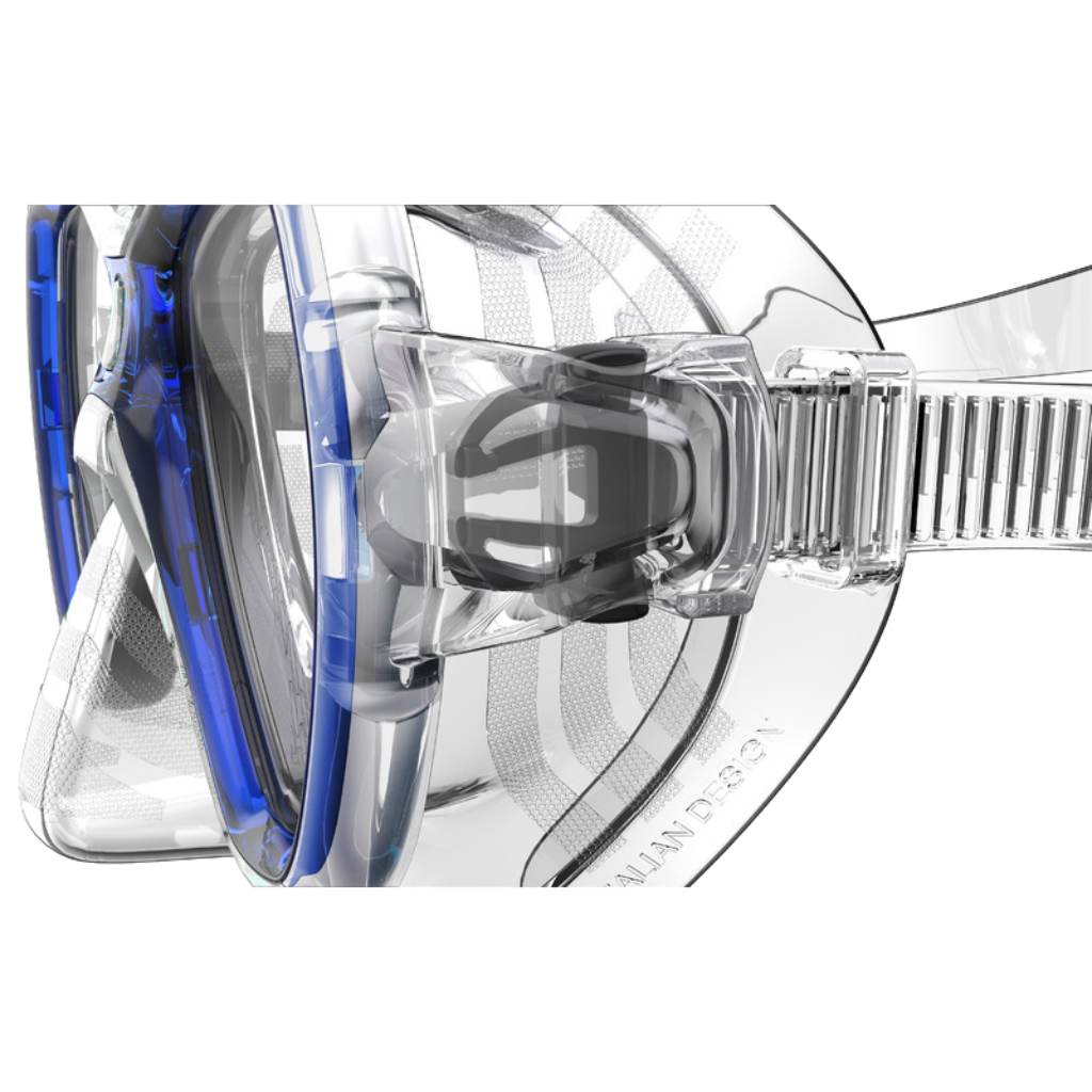 Elba Mask - Transparent / Blue