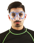 Elba Mask - Transparent / Blue