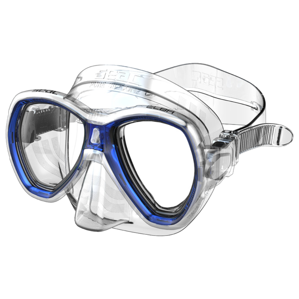 Seac Elba Mask Transparent / Blue - Booley Galway