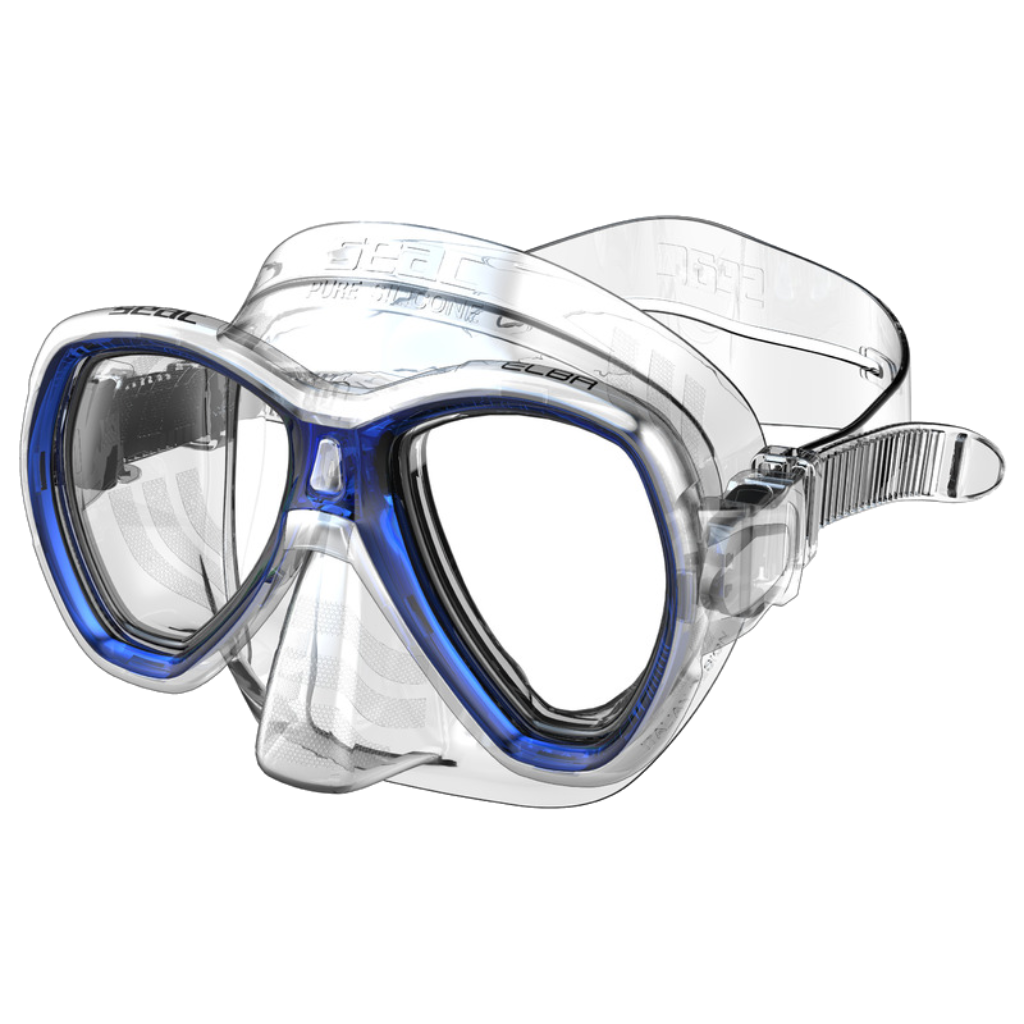 Elba Mask - Transparent / Blue