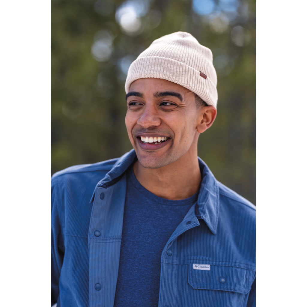 Columbia Portside Fisherman Beanie Dark Stone - Booley Galway