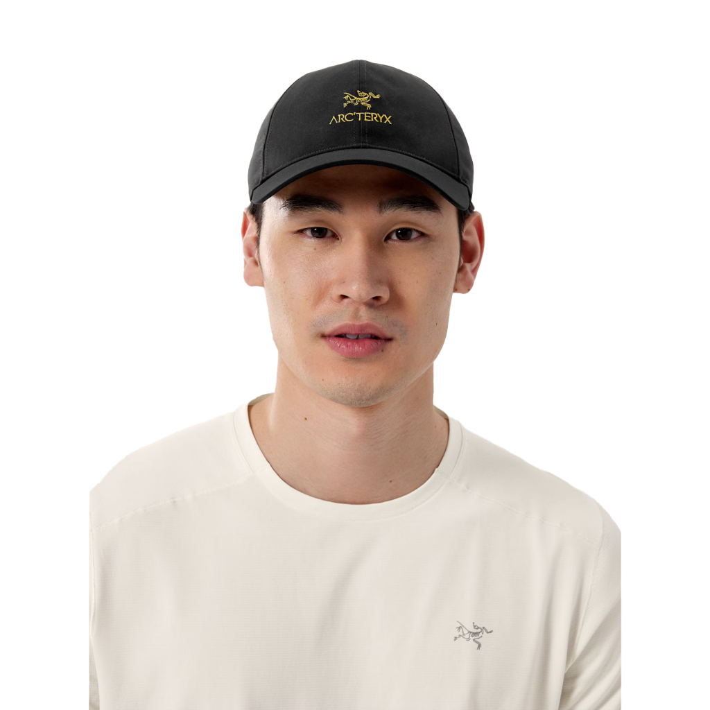 Arc'Teryx Bird Word Logo Cap 24K Black - Booley Galway
