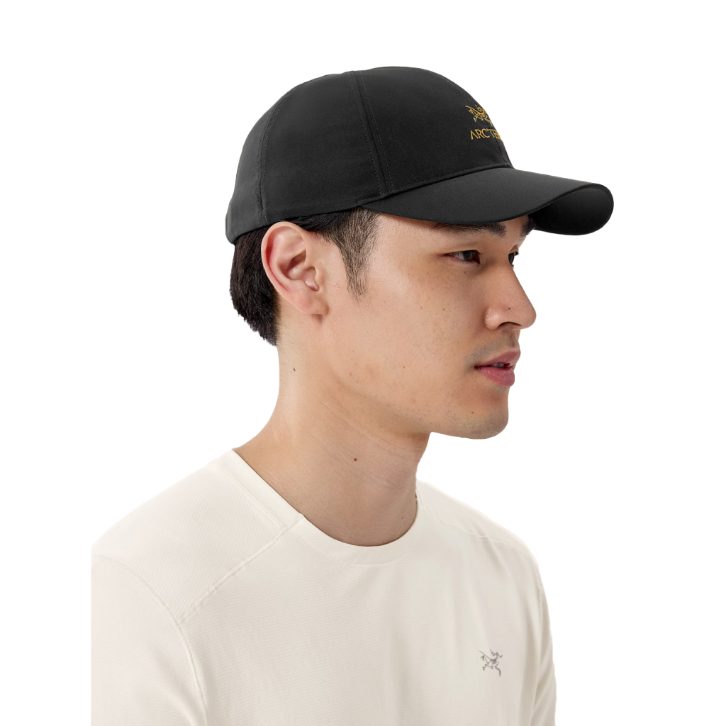 Arc'Teryx Bird Word Logo Cap 24K Black - Booley Galway