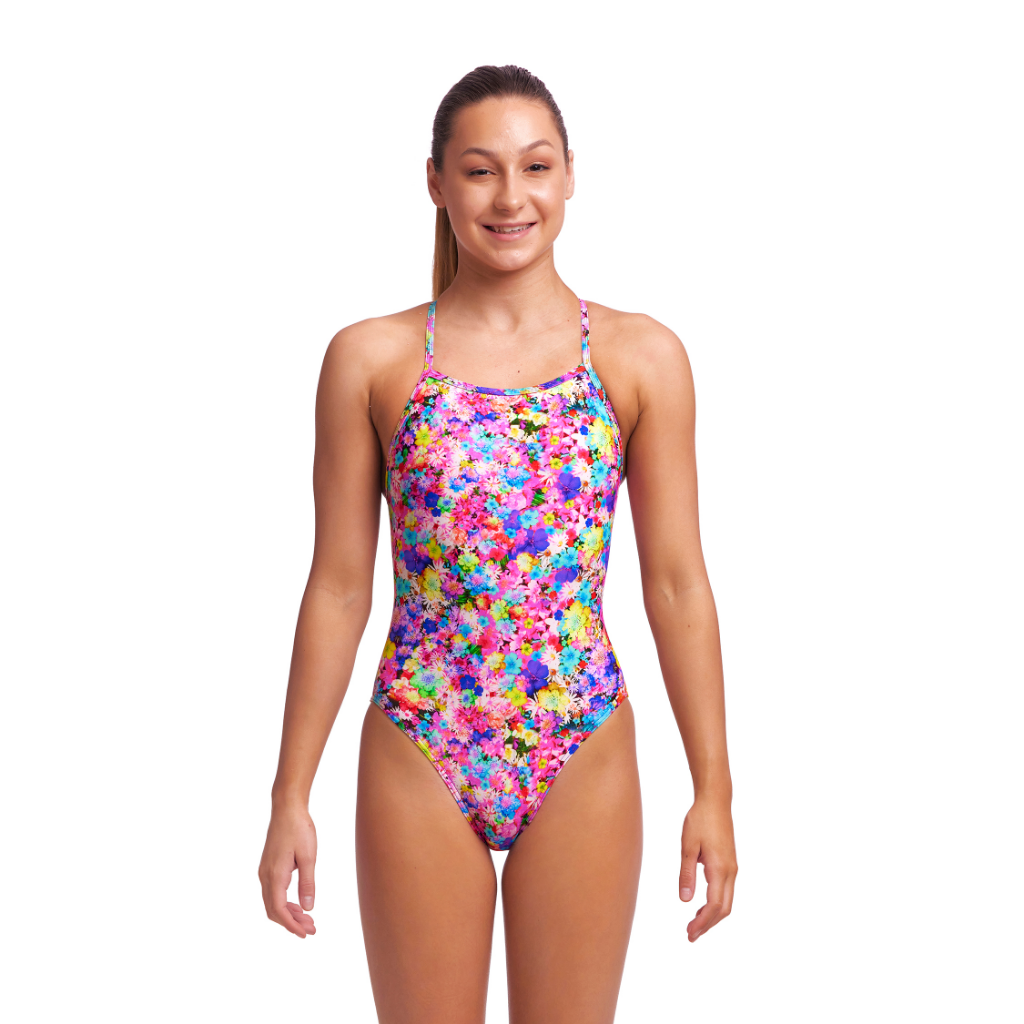 Funkita Kids Tie Me Tight One Piece Garden Party - Booley Galway