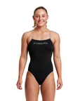 Funkita Women's Single Strap One Piece Black Current - Booley Galway