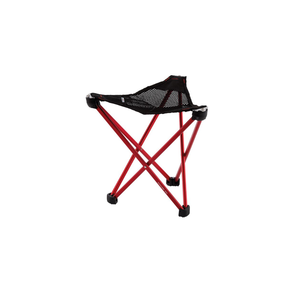 Geographic Stool - Glowing Red