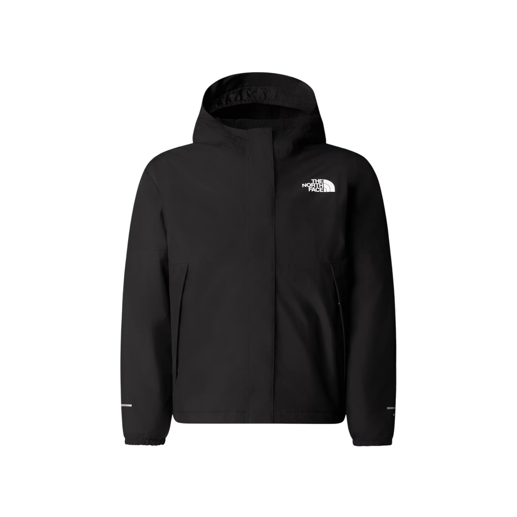 Girls' Warm Antora Rain Jacket - TNF Black-TNF Black