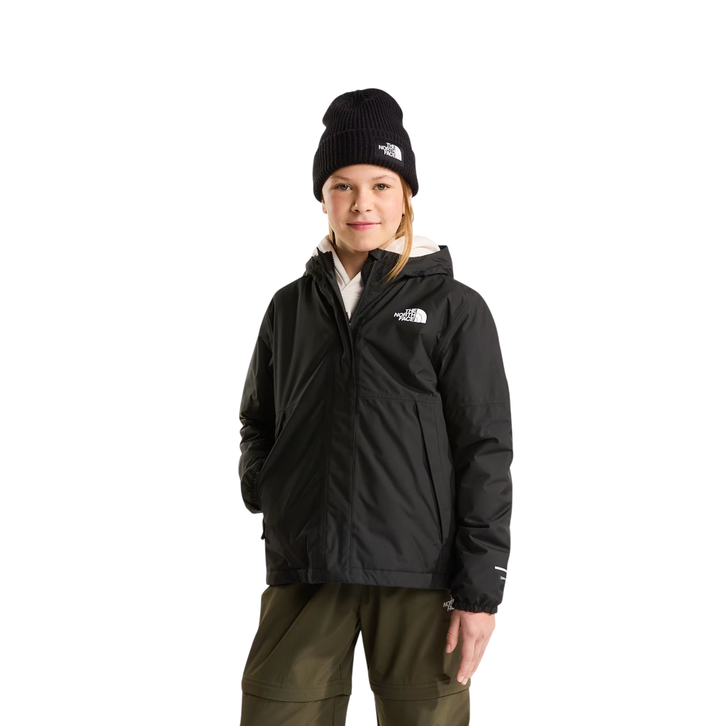 Girls' Warm Antora Rain Jacket - TNF Black-TNF Black