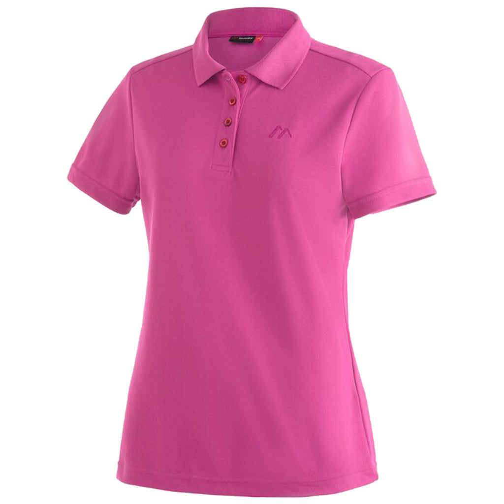 Women's Ulrike Polo Shirt - Pink Flambe