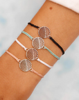Havana Charm Bracelet - Rose Gold / White