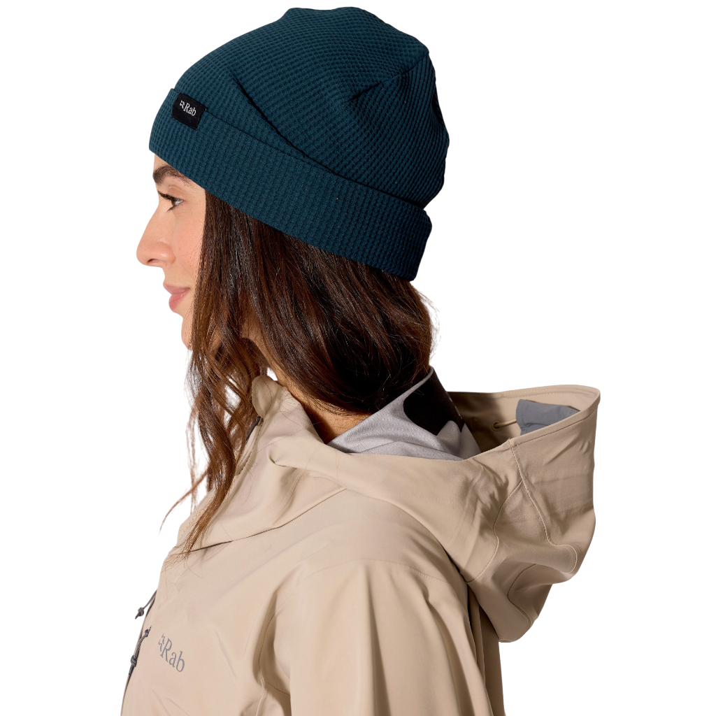 Hurkle Rolled Beanie - Tempest Blue