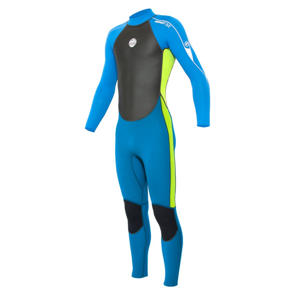 Kids Impact 3/2 Back Zip - Lime