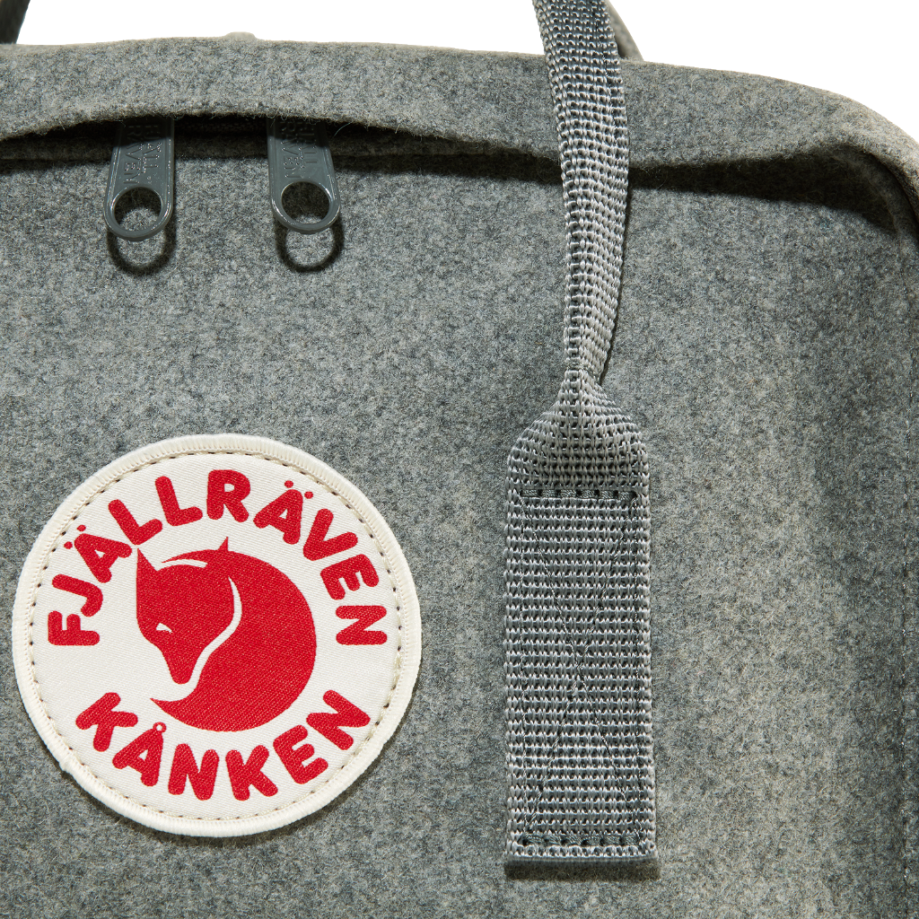 Kanken Re-Wool Laptop 15 in - Red / Black