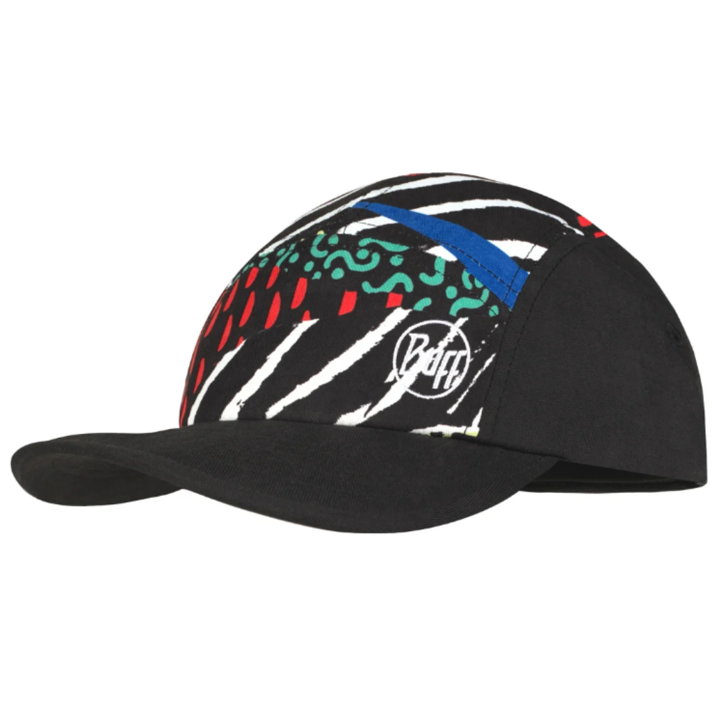 Kids 5 Panel Go Cap - Blockade Black