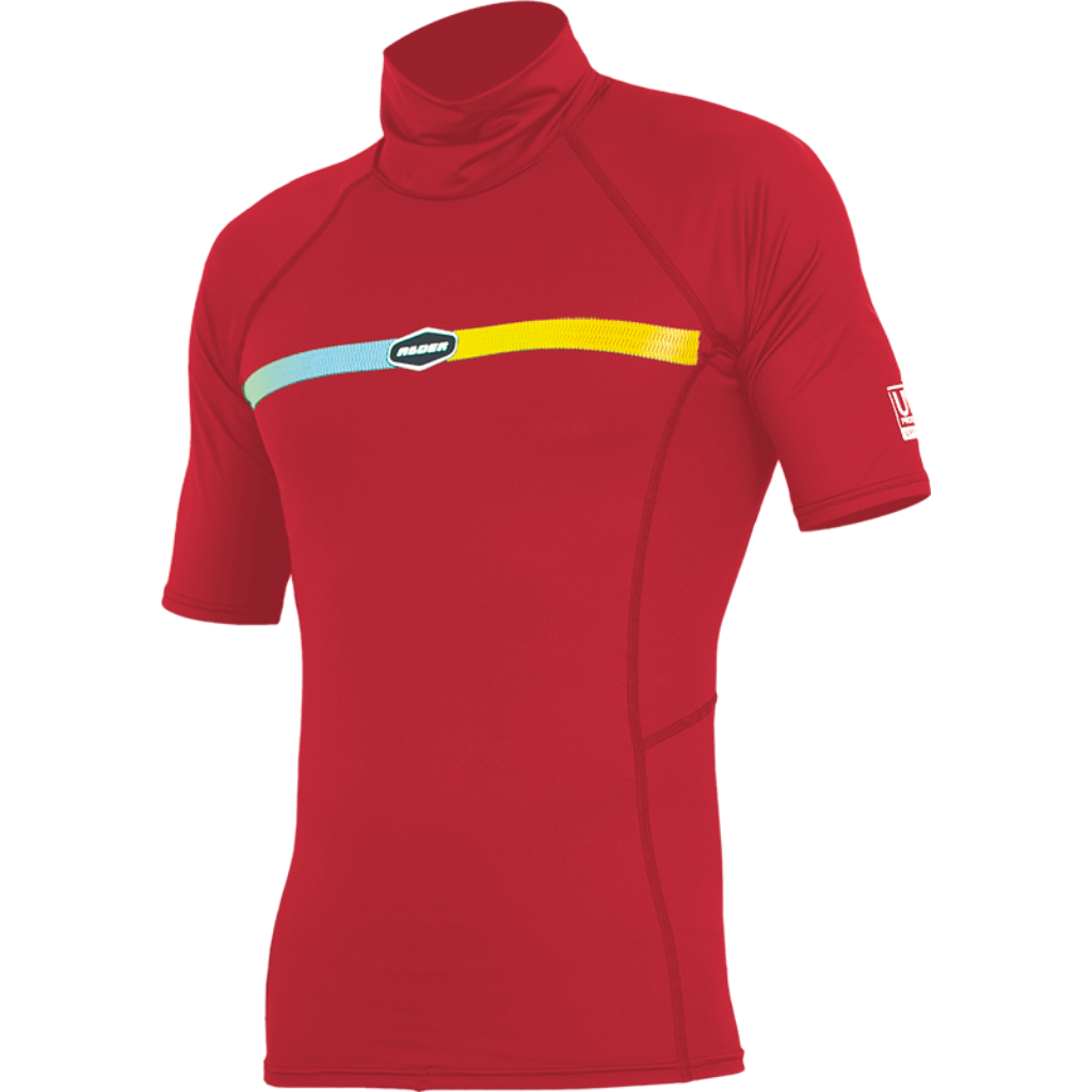 Kids Cruz Rash Vest S/S - Red