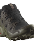 Salomon Men's Speedcross 6 GTX Black / Peat / Deep Lichen Green - Booley Galway