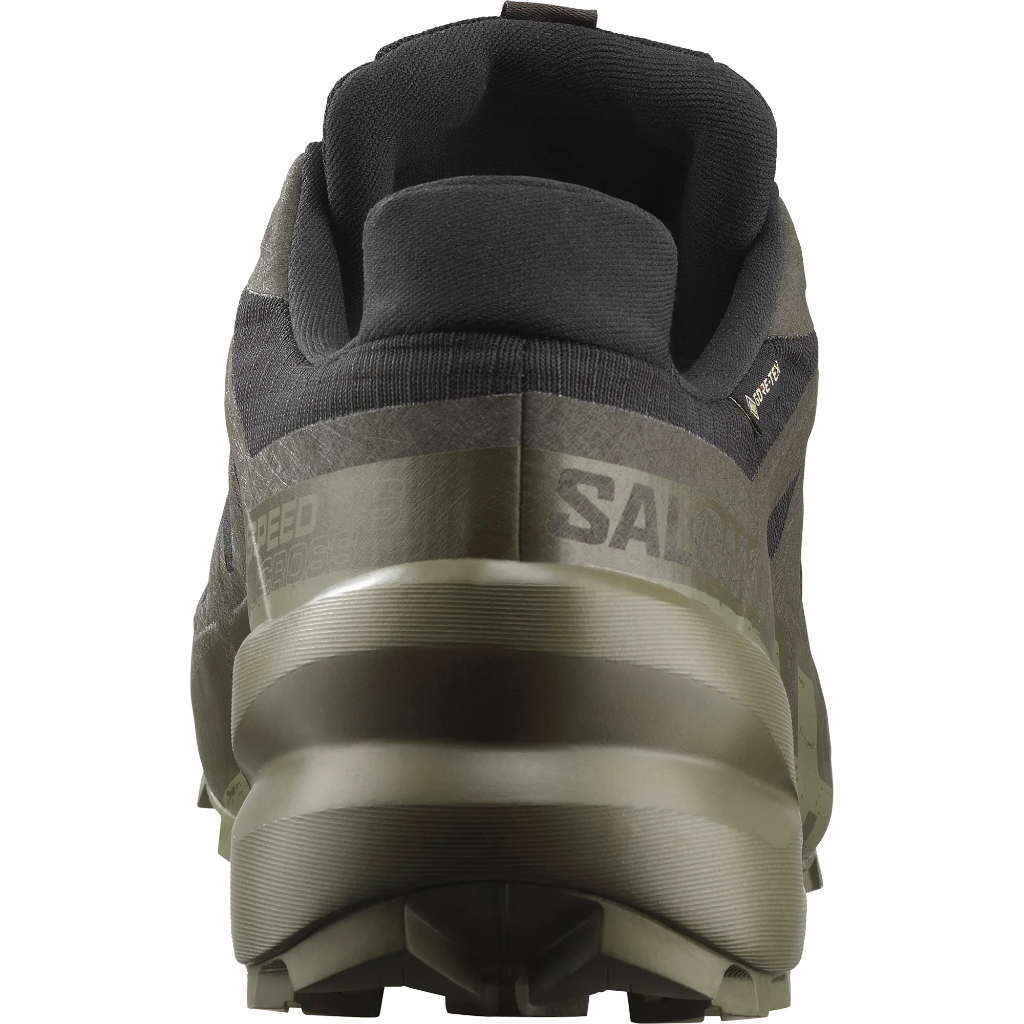 Salomon Men's Speedcross 6 GTX Black / Peat / Deep Lichen Green - Booley Galway