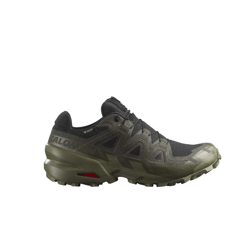 Men's Speedcross 6 GTX - Black / Peat / Deep Lichen Green