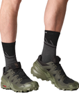 Salomon Men's Speedcross 6 GTX Black / Peat / Deep Lichen Green - Booley Galway