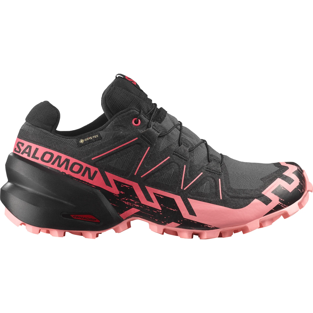 Salomon Women's Speedcross 6 GTX Nine Iron / Black / Flamingo Pink - Booley Galway
