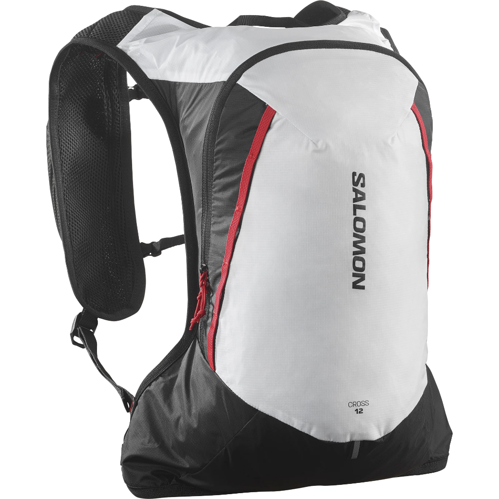 Salomon Cross 12L Black / White / High Risk Red - Booley Galway