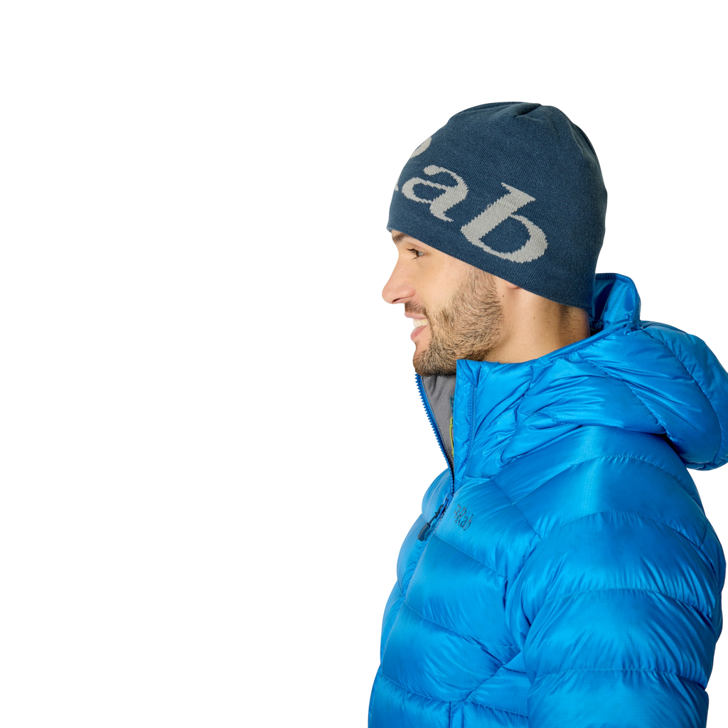 Logo Beanie - Tempest Blue/Light Zinc