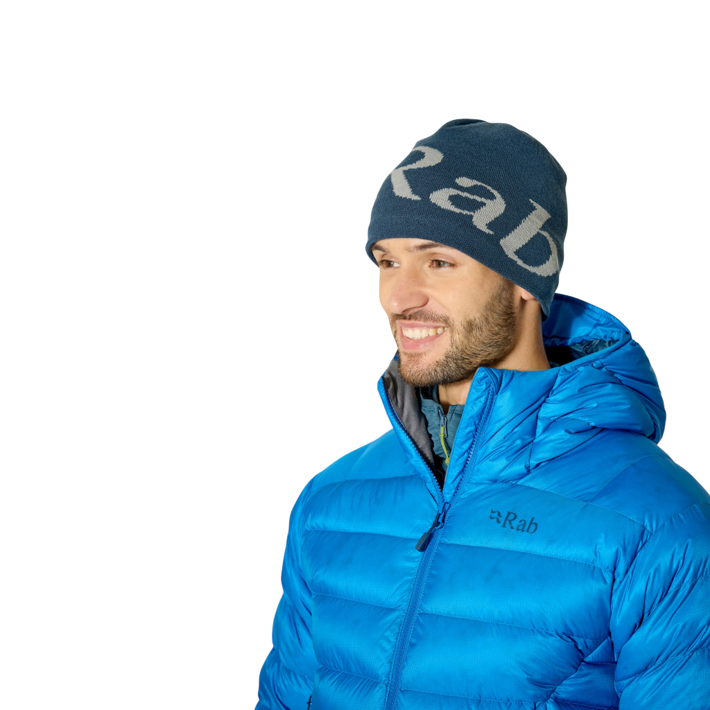 Logo Beanie - Tempest Blue/Light Zinc