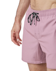 Men's Piau Solid Boardshorts - 15 in - Dusky Orchid