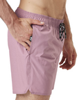 Men's Piau Solid Boardshorts - 15 in - Dusky Orchid