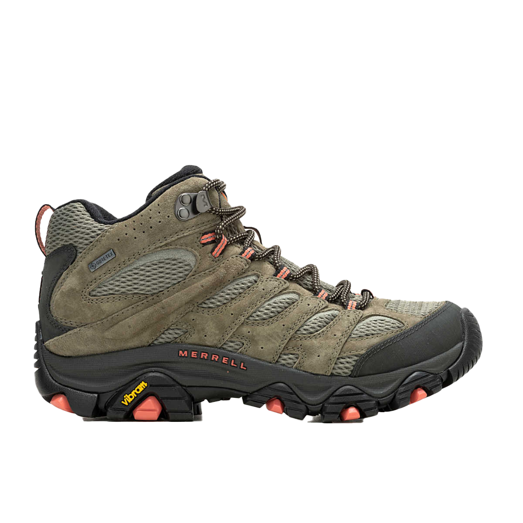 Merrell Women&#39;s Moab 3 Mid GTX Olive - Booley Galway
