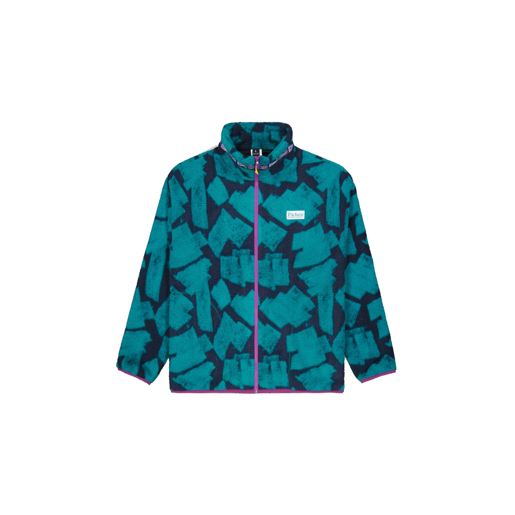 Men's Bremick Zip Fleece - Brush Print